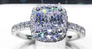 "Princess Solitaire" Diamond Ring